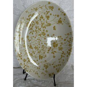 Sheffield Serving Platter Golden Meadow Vintage 1960s 13 Inches Ironstone USA